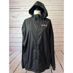 Fox Racing Attacker jacket Full Zip Hoodie Windbreaker Sweatshirt XXL 2X Mens